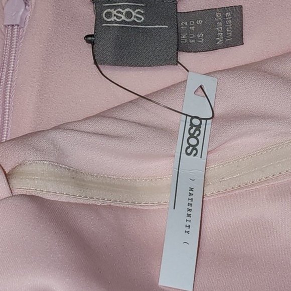 Asos Maternity dress size 8 Light pink sleeveless - Picture 8 of 16